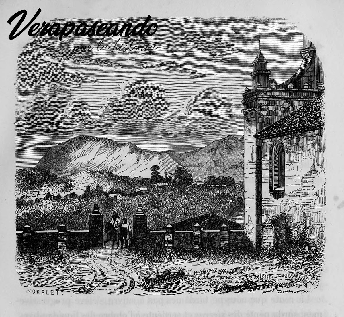 Grabado de Ruta Lanquín-Cahabón
Arthur Morelet 1847
