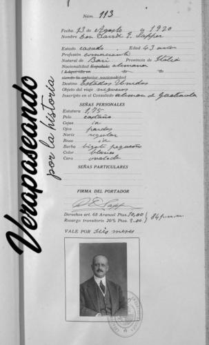 Registro Migratorio de 1920