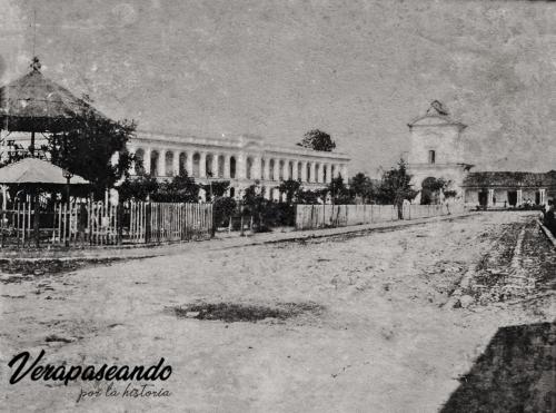 Parque central de Cobán.
Posiblemente antes de 1929 