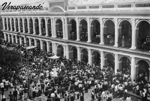 Procesión de Viernes Santo en Cobán.1938