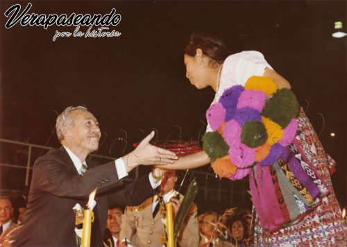 Presidente Kjell Eugenio Laugerud García IX Festival Folklórico 1978