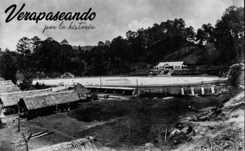 Estadio Verapaz próximo a inaugurarse. 1936