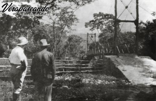 Puente a finca en el Polochic con casco Otto Hussmann
¿ Lo reconocen ?
