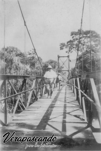 Puente hacia finca Wesfalia, Otto Hussmann al frente