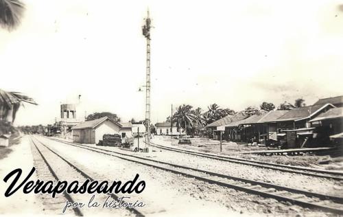 ¿Estación Panzós?¿Ferrocarril Verapaz?1930-40 aproxColaboración: Anónima