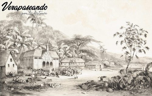 Inauguración de la capilla del asentamiento Belga Comunidad de la Unión, Distrito de Santo Tomas.
