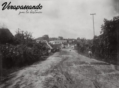 Puente San Vicente aun techado.1905-15 aprox
