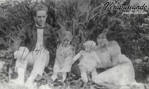 Max Quirin, Matilde Dieseldorff junto a sus hijos
