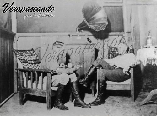 Federico Bosche y Juan Graue en finca Panzal, Purulha
1927