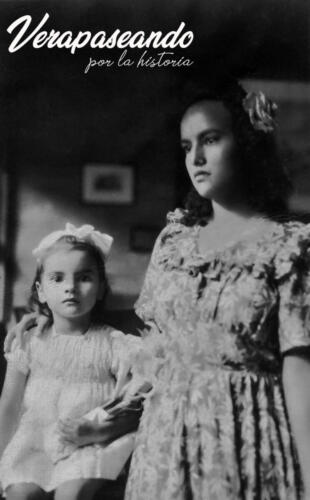Úrsula y Carmen Luther Revolorio, año 1948.Fotografías archivo familia Luther RevolorioColaboración: Oscar Rossi Luther.