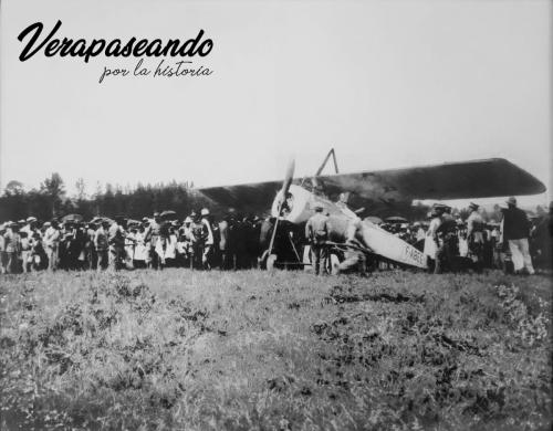 Llega el primer avión a Coban 1926