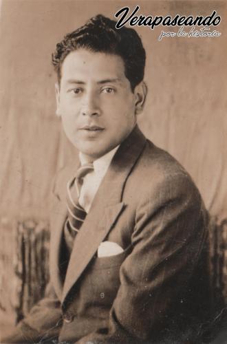 Carlos Fernández en su juventud
