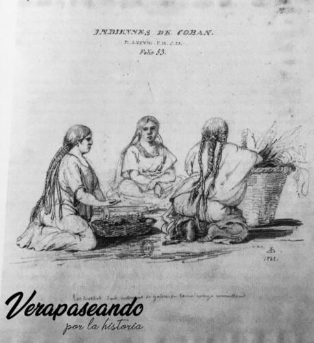 Indígenas CobanerasL. Angrand 1862