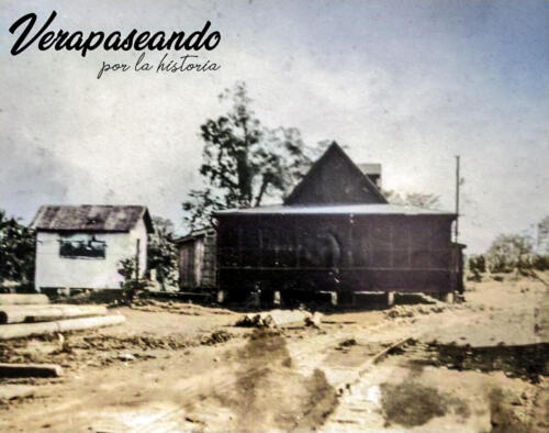 Estación del ferrocarril Verapaz en Panzós 1930
