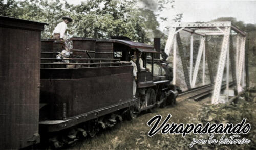 #2 Locomotora 4-4-0 Baldwin llamada “Cobán”Ferrocarril Verapaz1940