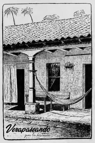 Grabado del hotel Alemán de Cobán 1887
William Brigham