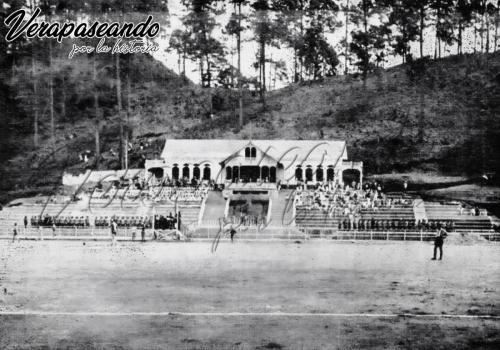 Ensayos para la inauguración del Estadio Verapaz
Cobán 1936