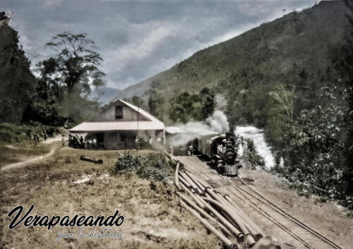 Ferrocarril Verapaz en Pancajché1915 aprox