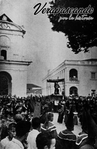 Procesión en Cobán
Frente a la torre del Reloj.
1935 aprox