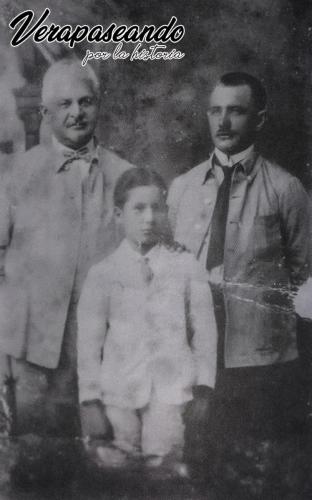Victor Wellmann, Otto Noack y Teodoro Manuel Wellmann.