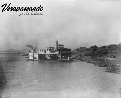 Remolcador de vapor, bautizado como el Verapaz, fue fabricado en 1896.